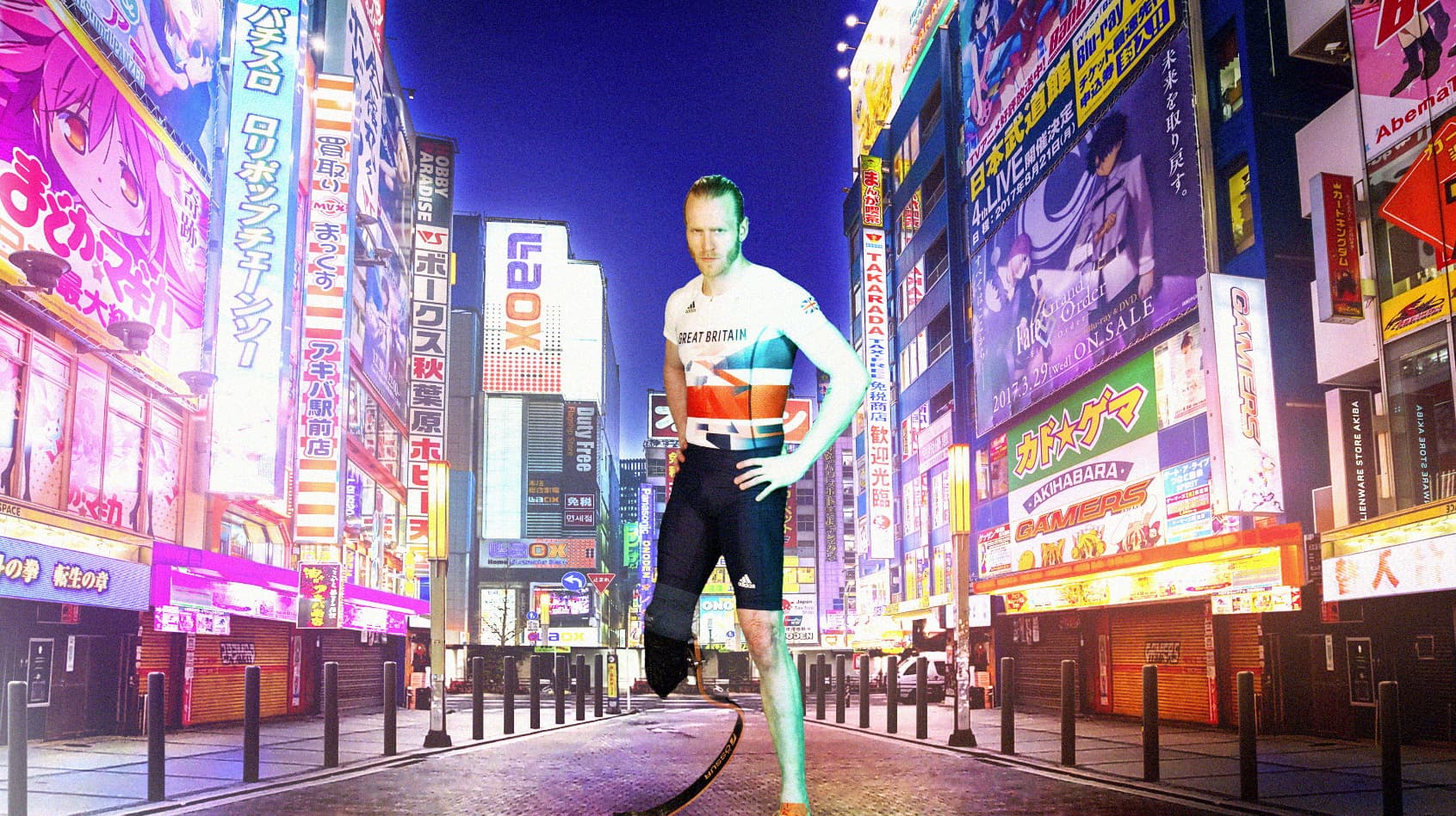 Promotional image of Jonnie Peacock